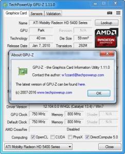 GPU-Z 1.11.0 + ASUS ROG Skin [En]