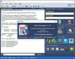 Hosts File Editor 1.1.4 Portable [En/Rs]