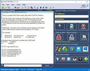Hosts File Editor 1.1.4 Portable [En/Rs]