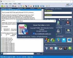 Hosts File Editor 1.2.4 Portable [En/Rs]