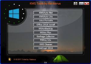 KMS Tools Portable 21.02.2017 by Ratiborus [Multi/Ru]
