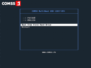 COMSS Boot USB 2017-10 [Ru/En]