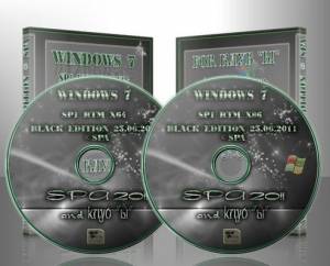   Windows 7 SP1 BLACK EDITION Russian 16 versions on 2DVD SPA 2011(23.06.11) 