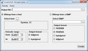   AsceticSoft : BitmapCreator v.C 