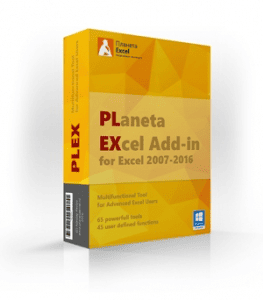    PLEX  Microsoft Excel 2019.1 