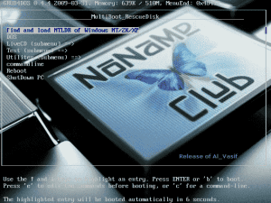 MultiBoot Rescue Disk (9  2009/ ) [Ru/En]