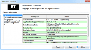 Caterpillar Electronic Technician 2020 [En]