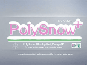   PolyDesign3D - PolySnow Plus 1.01 for 3ds Max 2016-2022 