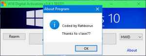 Windows 10 Digital Activation 1.4.1 TEST by Ratiborus [Ru/En]
