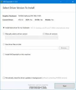 NVCleanstall 1.16.0 Portable [En]