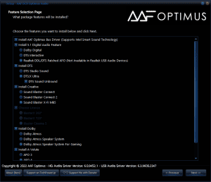 AAF DCH Optimus Audio 10.11.2353.9492 Realtek Mod by AlanFinotty [En]