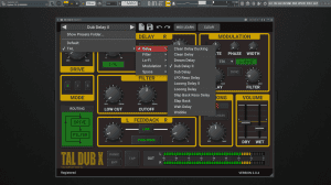 Togu Audio Line - TAL-Dub-X 2.1.0 VST, VST 3, AAX, CLAP (x64) [En]