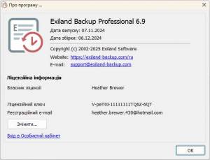 Exiland Backup Professional 6.9 [Multi/Ru] 